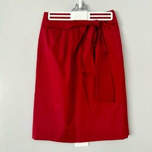 Etcetera Bold Red Office Siren Pencil Skirt